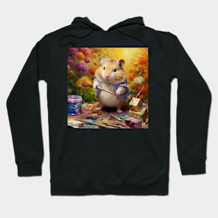 Farbenfrohe Hamsterkunst: Entdecke einzigartige Designs von hamsternden Künstlern Hoodie